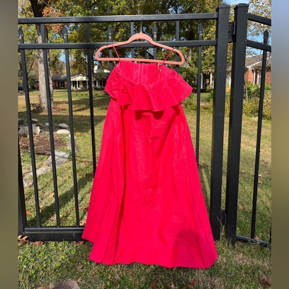 Anthropologie Strapless Flounce A-Line Midi Dress NWT - Picture 10 of 11